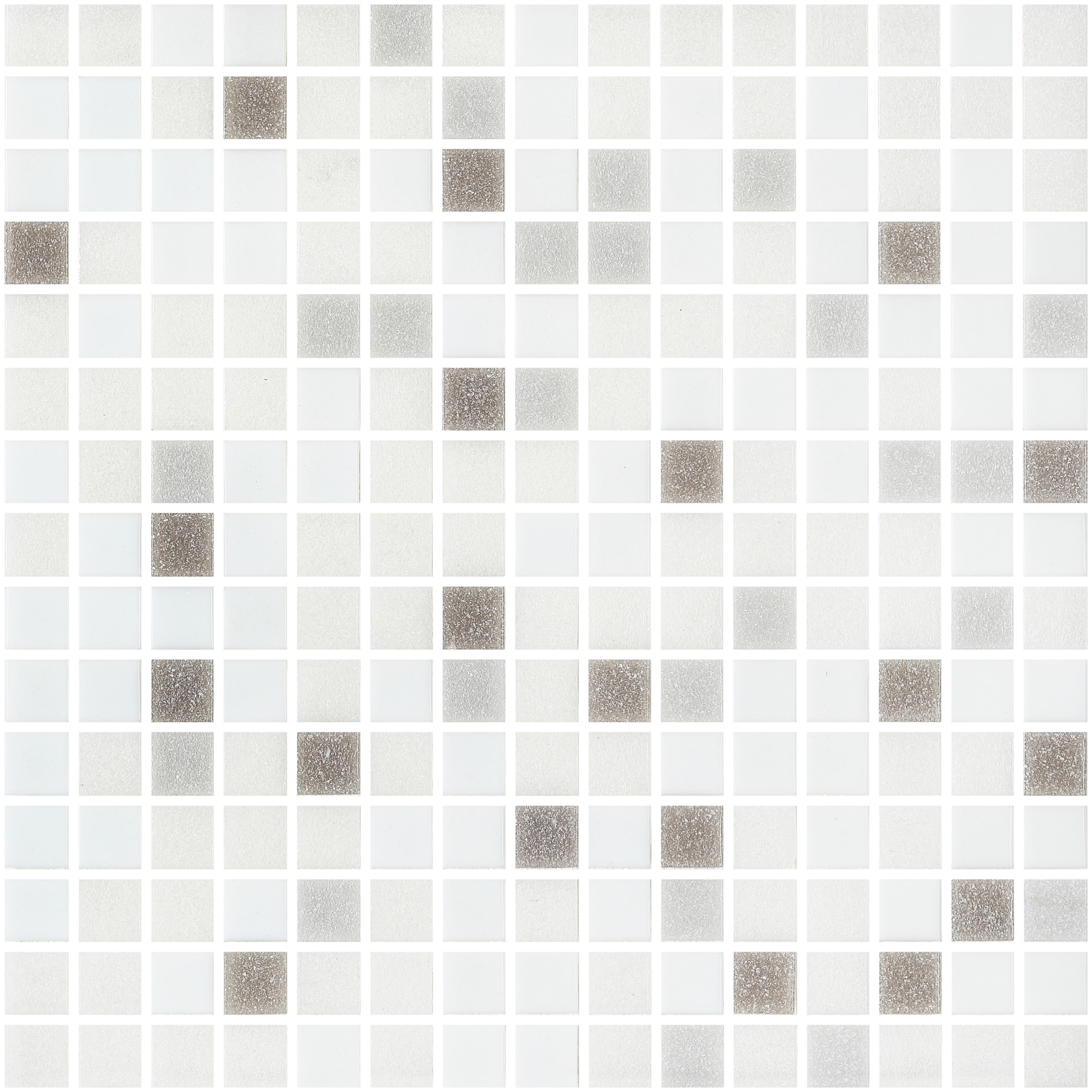 фото Мозаика corsa deco aura серый микс из стекломассы 327х327х4 мм матовая (10 шт.=1,069 кв.м)