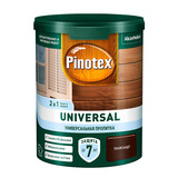 Антисептик Pinotex Universal 2 в 1 декоративный для дерева палисандр 0,9 л