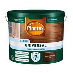 Антисептик Pinotex Universal 2 в 1 декоративный для дерева индонезийский тик 2,5 л