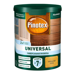 Антисептик Pinotex Universal 2 в 1 декоративный для дерева карельская сосна 0,9 л