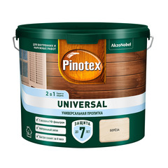 Антисептик Pinotex Universal 2 в 1 декоративный для дерева береза 2,5 л