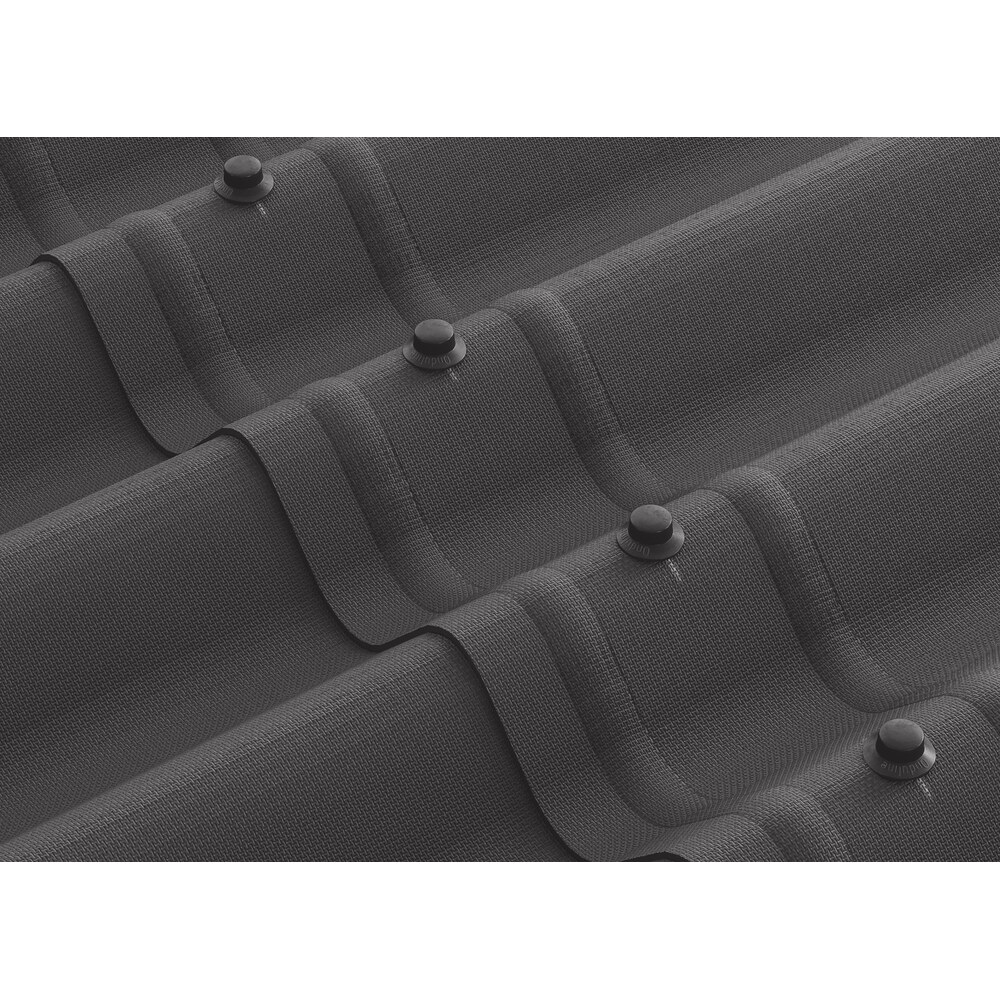 фото Лист волнистый ондулин smart серый 1,95х0,95 м 3 мм