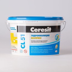 Гидроизоляционная эластичная полимерная масса Ceresit CL 51 5 кг