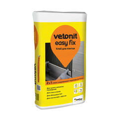 Клей для плитки Vetonit Изи Фикс серый (класс С0) 25 кг