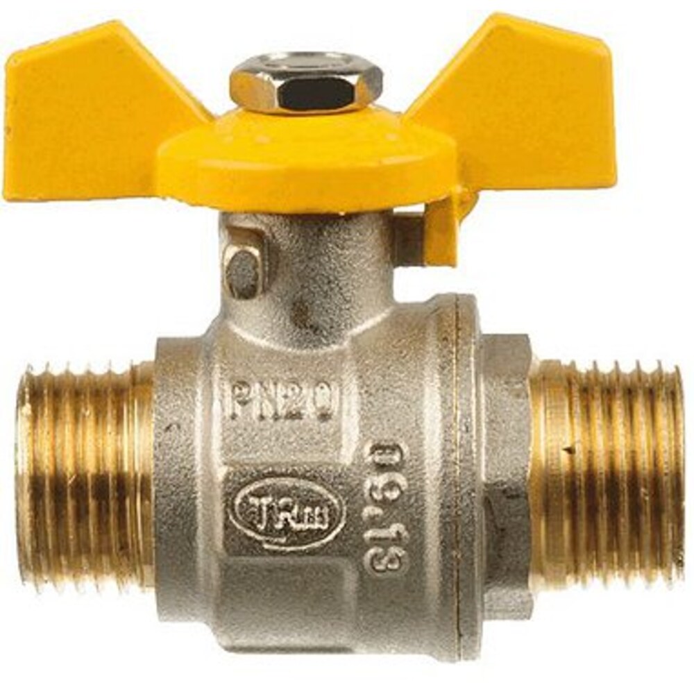 Кран шаровый TERMA-R газ 1/2" н/н бант 30564 — купить в Петровиче в ...
