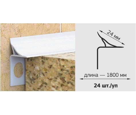 Бордюр для столешницы тонкий