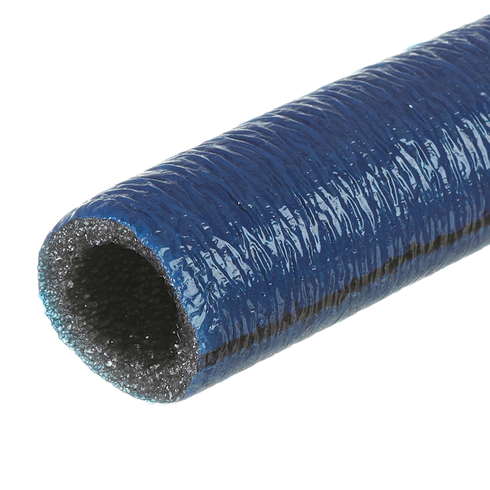 фото Теплоизоляция для труб стенофлекс пэ 18х6х1000 синяя (упаковка 10 шт.)
