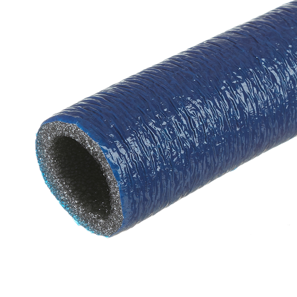 Теплоизоляция для труб Стенофлекс ПЭ 22х6х1000 мм синяя (упаковка 10 шт.) 10 шт зажимы соединители для теплиц 22 25 32 мм