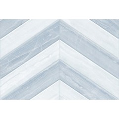 Плитка настенная Global Tile ARS голубая шеврон 400х270х9 мм 1,08 м2 (10 шт)