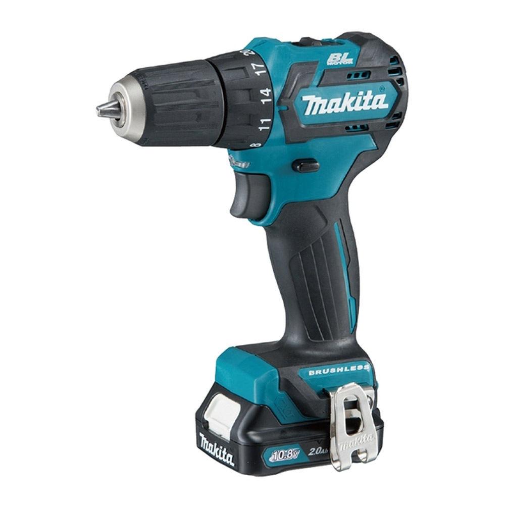 фото Дрель-шуруповерт аккумуляторная безударная makita df332dwme (df332dwme) 12в 2х4ач li-ion 2 акб изу