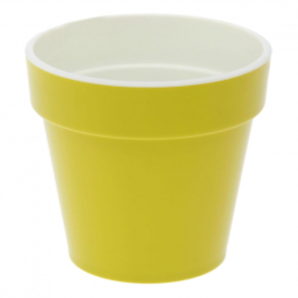 Горшок пластиковый со вставкой Порто 2,4 л фисташковый — купить в ...