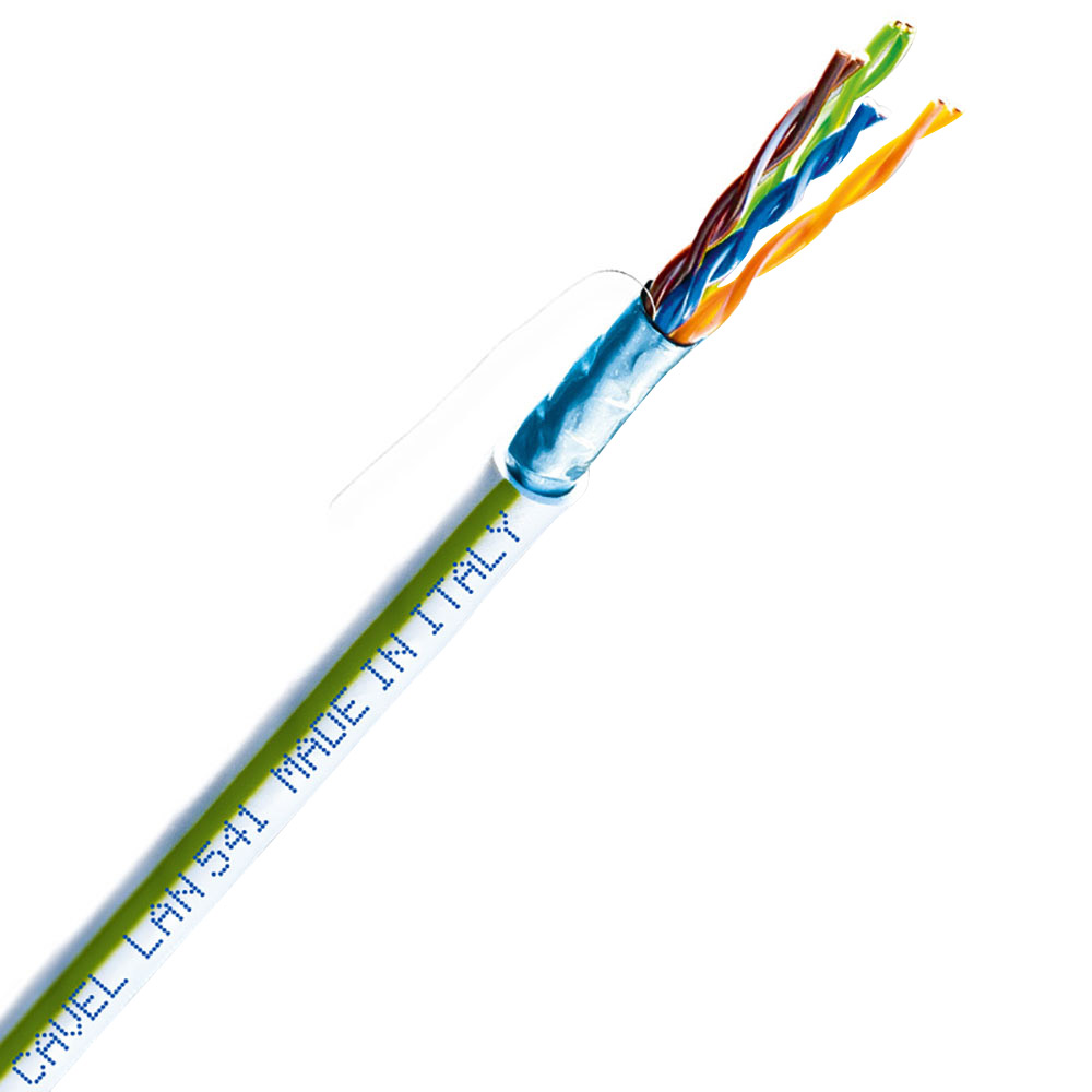 Интернет-кабель (витая пара) FTP CAT5e LAN 541 4х2х0,51 мм экранированный Cavel (300 м) интернет кабель витая пара utp cat5e lan 540 4х2х0 51 мм cavel 300 м