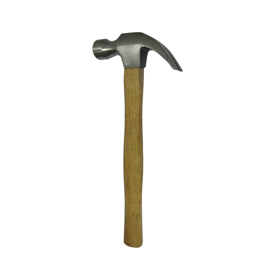 Biber молоток-гвоздодер с деревянной ручкой премиум 85381 тов-080752