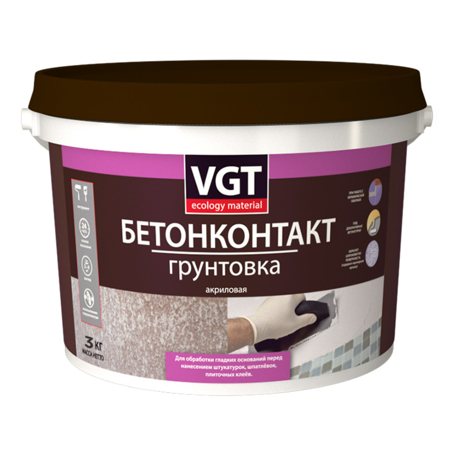  Бетонконтакт ВГТ ВД-АК-0301 белая 3 кг —  в Петровиче в .