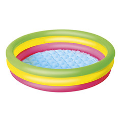 Бассейн надувной круглый Summer Set Bestway 102х25 см 51104