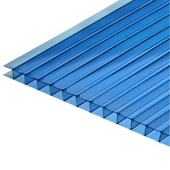 Поликарбонат сотовый синий 6000х2100х4 мм