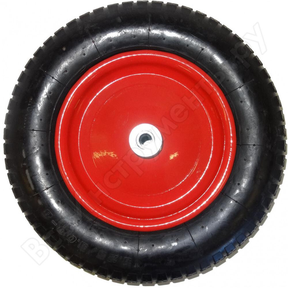 Колесо для тачки садовой MASTER, 13"/3.25-8 пос.20мм, втулка 95мм ...