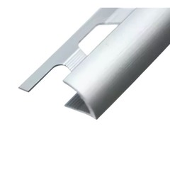 Профиль для плитки гибкий наружный серебро РП-АКП-02 2,7м