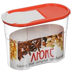 Банка для сыпучих продуктов Люкс 1.1л