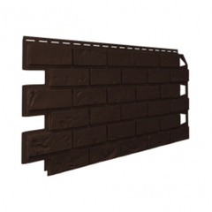Панель фасадная VOX Vilo Brick Dark Brown Коричневый 1х0,42 м (3023439)