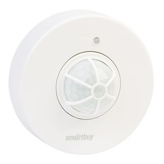 Датчик движения потолочный Smartbuy 1200 Вт IP33 360 градусов до 8 м от 5 сек до 8 мин инфракрасный (sbl-ms-024)