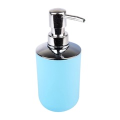 Дозатор для жидкого мыла пластик Муар голубой PP0328C-LD