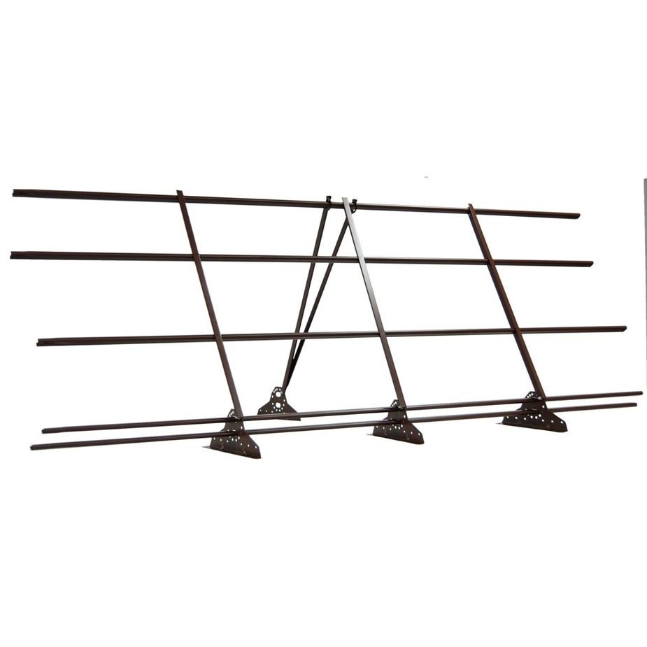 Ограждение кровельное со снегозадержателем Grand Line 12х3 м RAL 7004 ...