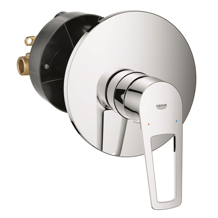 Смеситель для душа без излива Grohe Bau Loop 29080001 однорычажный без лейки хром