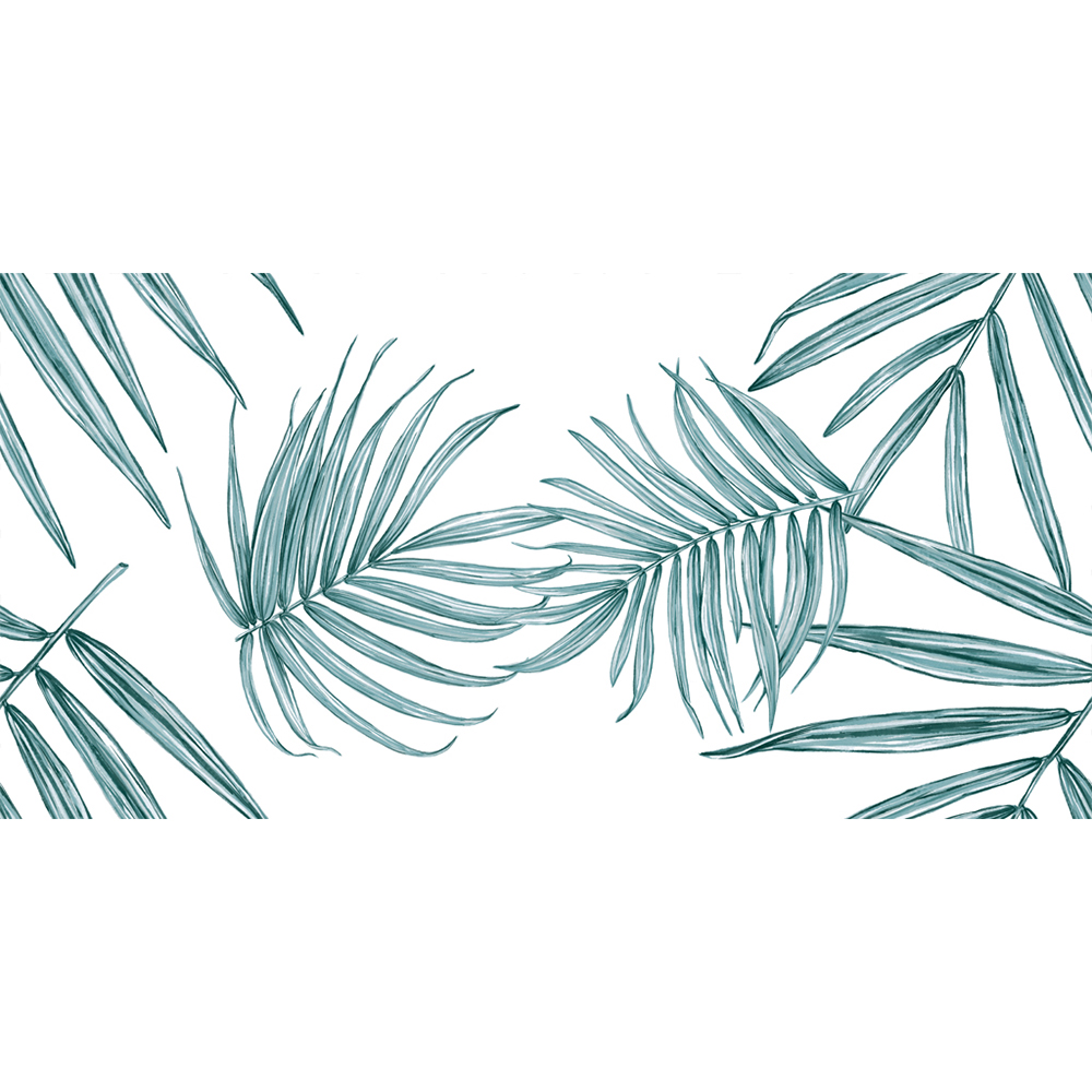 фото Плитка облицовочная lavelly city jungle palm leaves белая 500x250x9 мм (13 шт.=1,625 кв.м)