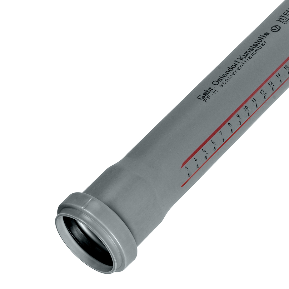 Труба канализационная Ostendorf D50x250мм пластиковая для внутренней ...