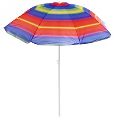 Зонт пляжный ДоброСад Радуга, D=170см, h-190см