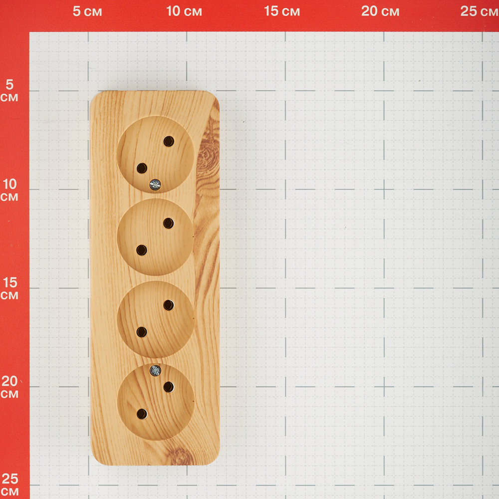 фото Розетка schneider electric blanca четверная blnra000415 открытая установка ясень без заземления ip20