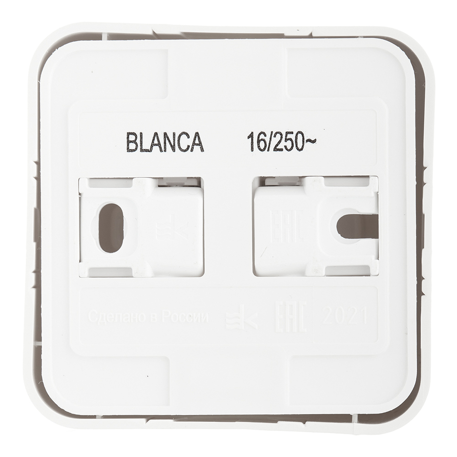 Розетка компьютерная schneider electric blanca blnia045001 открытая установка белая