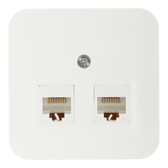 Розетка компьютерная Systeme Electric Blanca BLNIA045452 открытая установка молочная IP20
