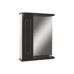 Зеркало-шкаф Айсберг Радуга 50 черный металлик левый/правый