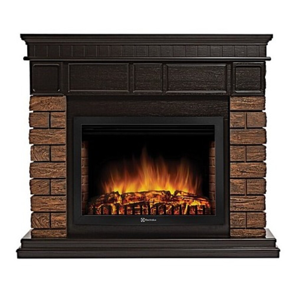 Камин электрический Electrolux EFP/P-3020LS, с порталом Bricks Wood 30 ...