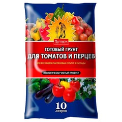 Грунт АГРОНОМ д/томатов и перцев 10л АСР