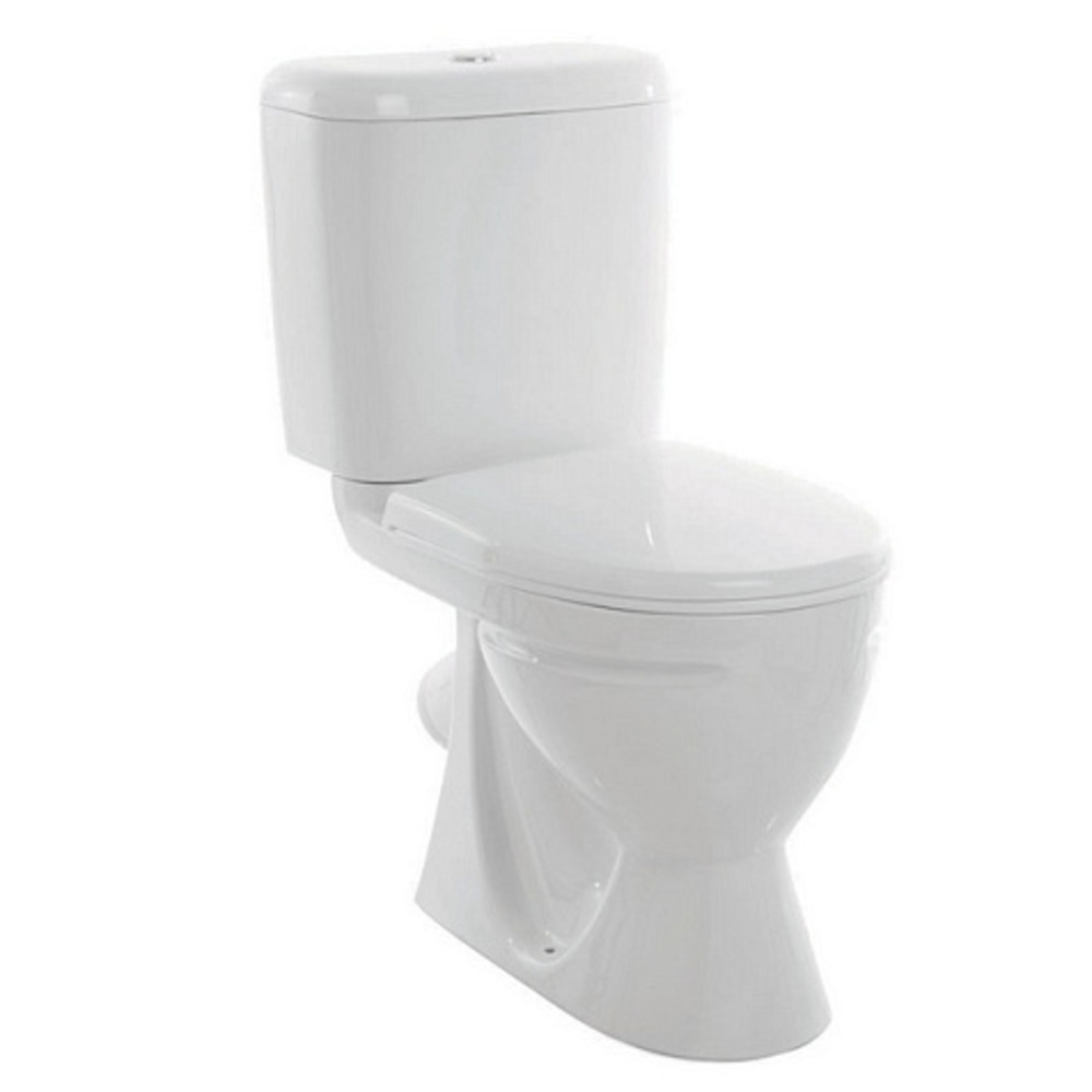 Унитаз-компакт Санита Стандарт белый арматура сиденье полипропилен ...