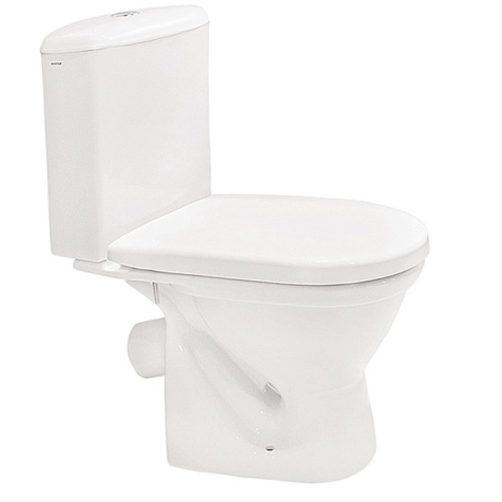 Унитаз-компакт Сантек Алькор антивсплеск белый арматура 3/6 л сиденье ...