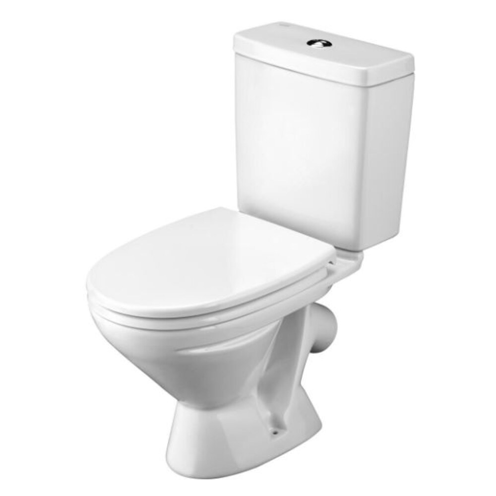 Унитаз-компакт Сантек Лига белый арматура 3/6 л сиденье дюропласт ...