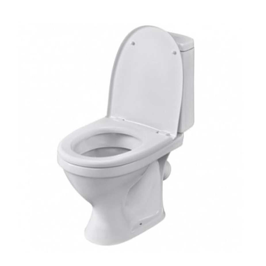 Унитаз-компакт Сантери Прайм белый арматура сиденье — купить в ...