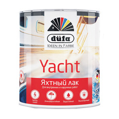 Лак алкидно-уретановый яхтный Dufa Yacht бесцветный 0,75 л полуматовый