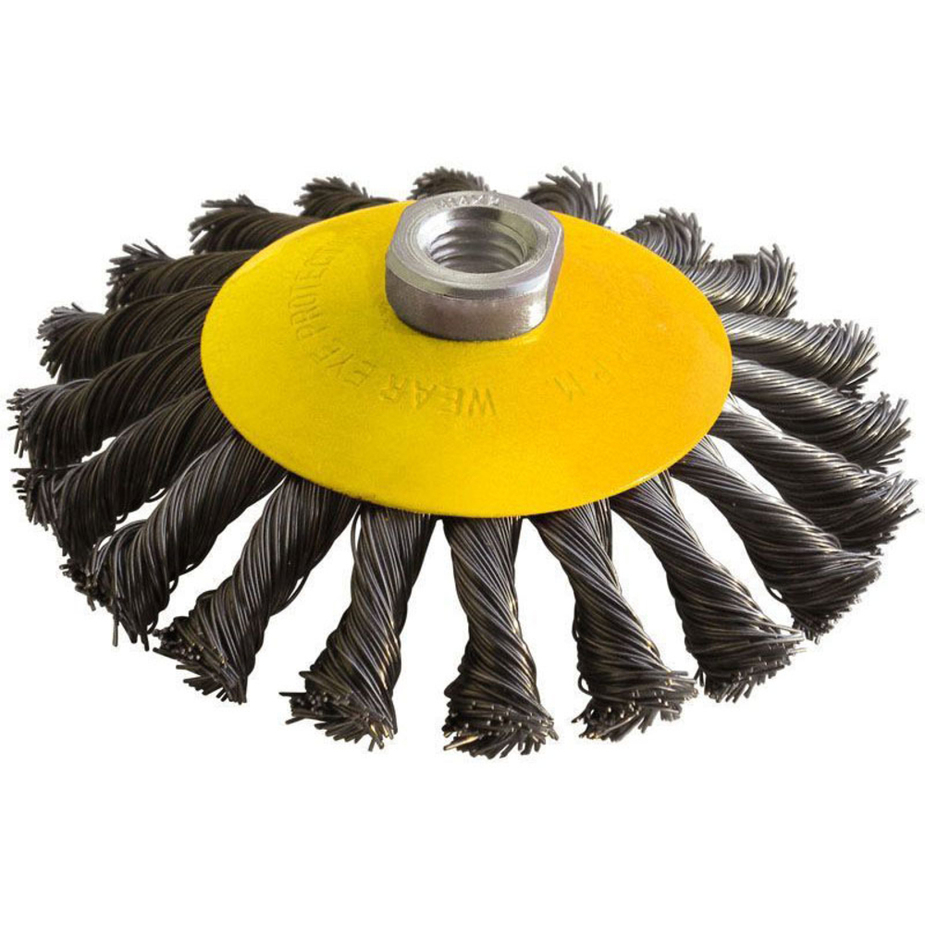 Корщетка-колесо In Work 100 мм витая с наклоном для УШМ 39110 — купить ...