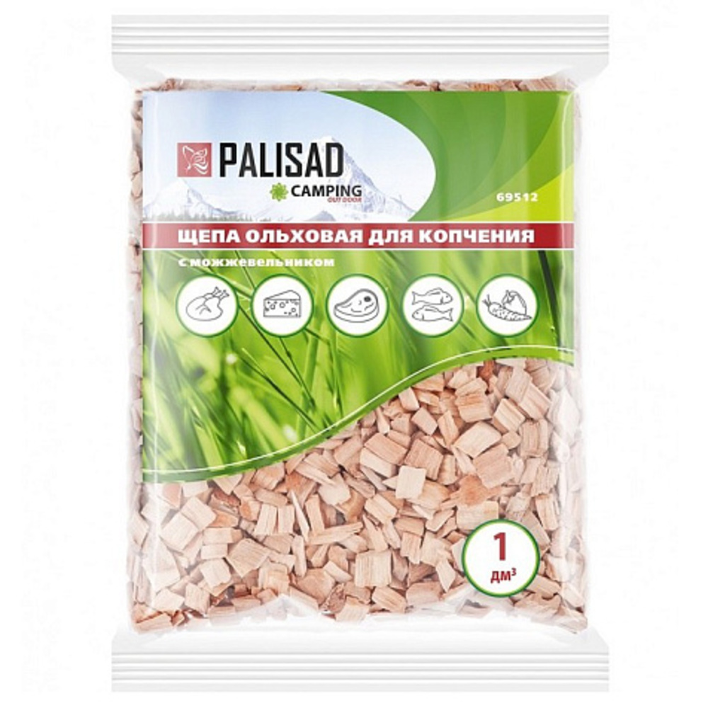 Щепа для копчения Palisad ольха+можжевельник, 1л — купить в Санкт ...