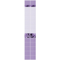 Панель ПВХ Unique Капли росы фиолетовый 2700x250x8 мм 2 шт. 1,35 м2