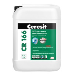 Гидроизоляционная эластичная масса Ceresit CR 166 компонент В 8 л