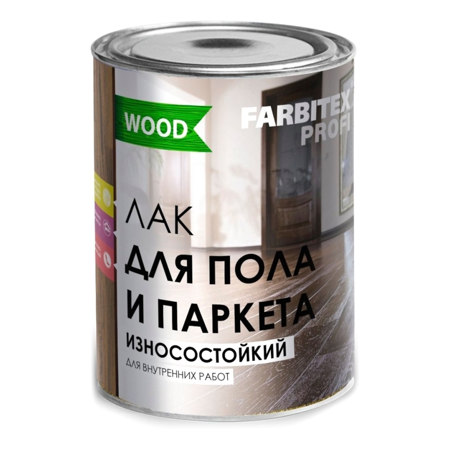 Лак паркетный алкидно-уретановый Farbitex Profi Wood 4 л — купить в ...