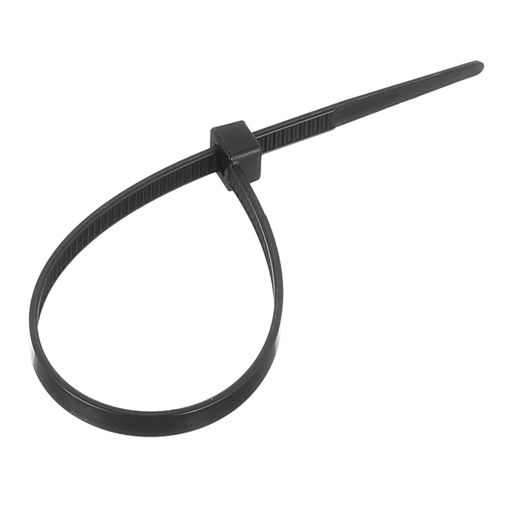 фото Стяжка кабельная европартнер 150х3,5 мм нейлонoвая черная (100 шт.)