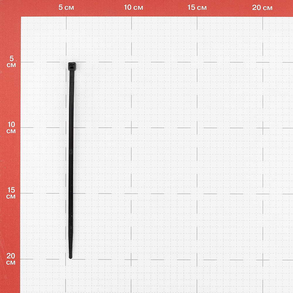 фото Стяжка кабельная европартнер 150х3,5 мм нейлонoвая черная (500 шт.)