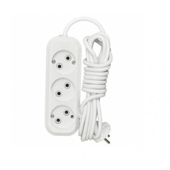 Удлинитель без заземления UNIVersal, 3х10м, 10А, IP20, ПВС 2х0.75, Е-203